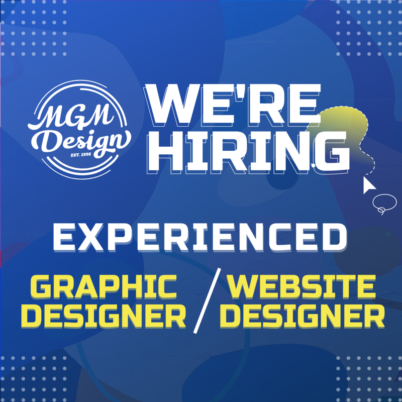 Now Hiring Graphic Designer Website Designer MGM Design Graphic 